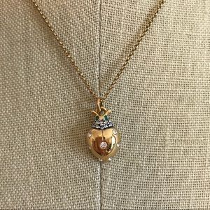 Juicy Couture Jeweled Beetle Necklace